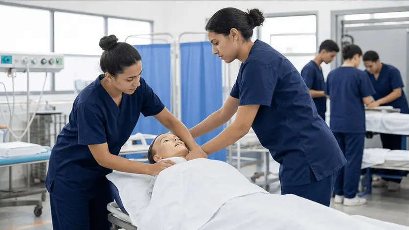 Formation pratique aux soins vitaux — tensiomètre, stéthoscope, oxymètre